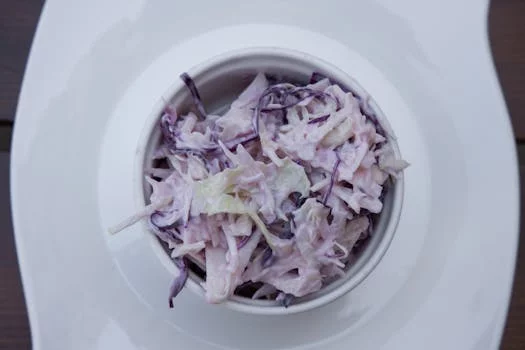 creamy coleslaw side dish fresh