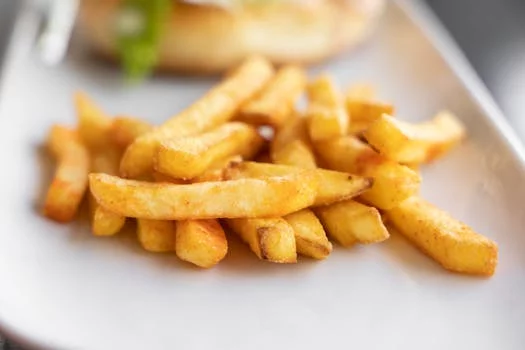 french fries golden crispy seasoned